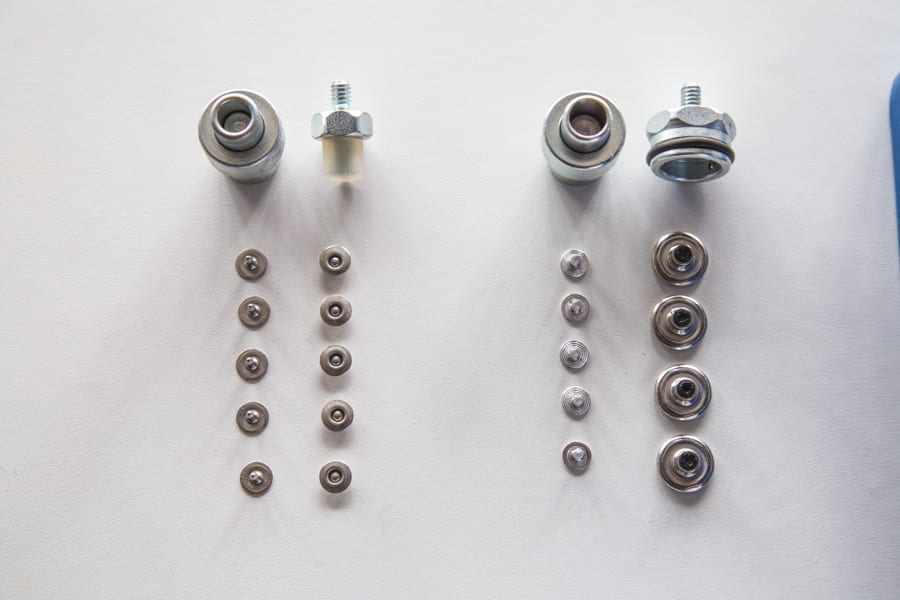 Never Rip Workware Rivet Button Installing Jeans Hardware with an Industrial Hand Press | Closet Core ...