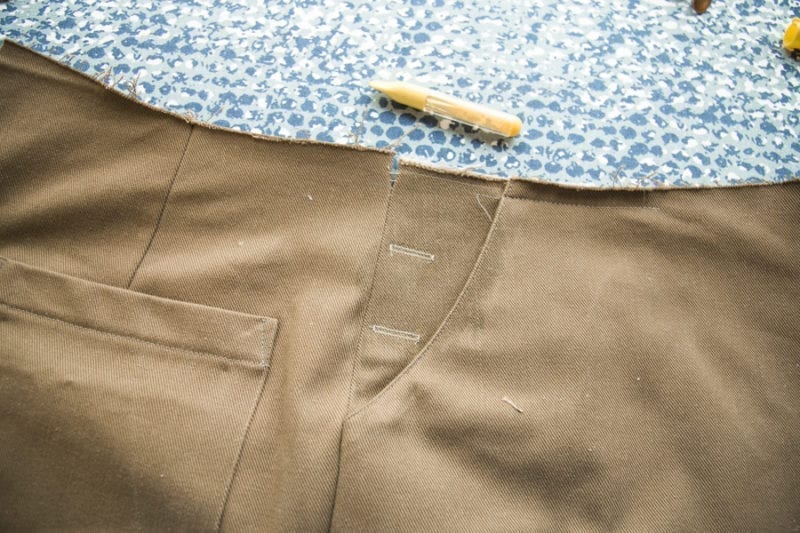 Adding Hip Buttons to the Jenny Overalls & Trousers | Closet Core Patterns